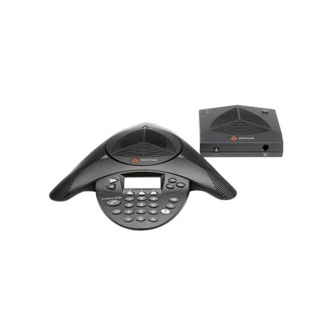 Polycom SoundStation2W (Basic) 1.9 GHz DECT Wireless. Non-expandable. Includes Base Station (PSTN), 2 110-220V AC power supplies, 2 power cords with UK plug, 12 hour talk time battery, 2.8m telco cable, 1.2m mobile phone cable (2.5mm), secure voice encryp
