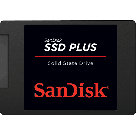 SanDisk PLUS Solid State Drive, SDSSDA-240G, 240GB, SR530/SW440MB/s, 3Y