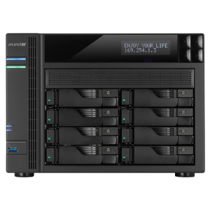 Asustor 8x 2.5" / 3.5" SATAII / SATAIII or SSD Intel Core i3-4330 3.5GHz (Dual-Core) 2 GB SO-DIMM DDR3